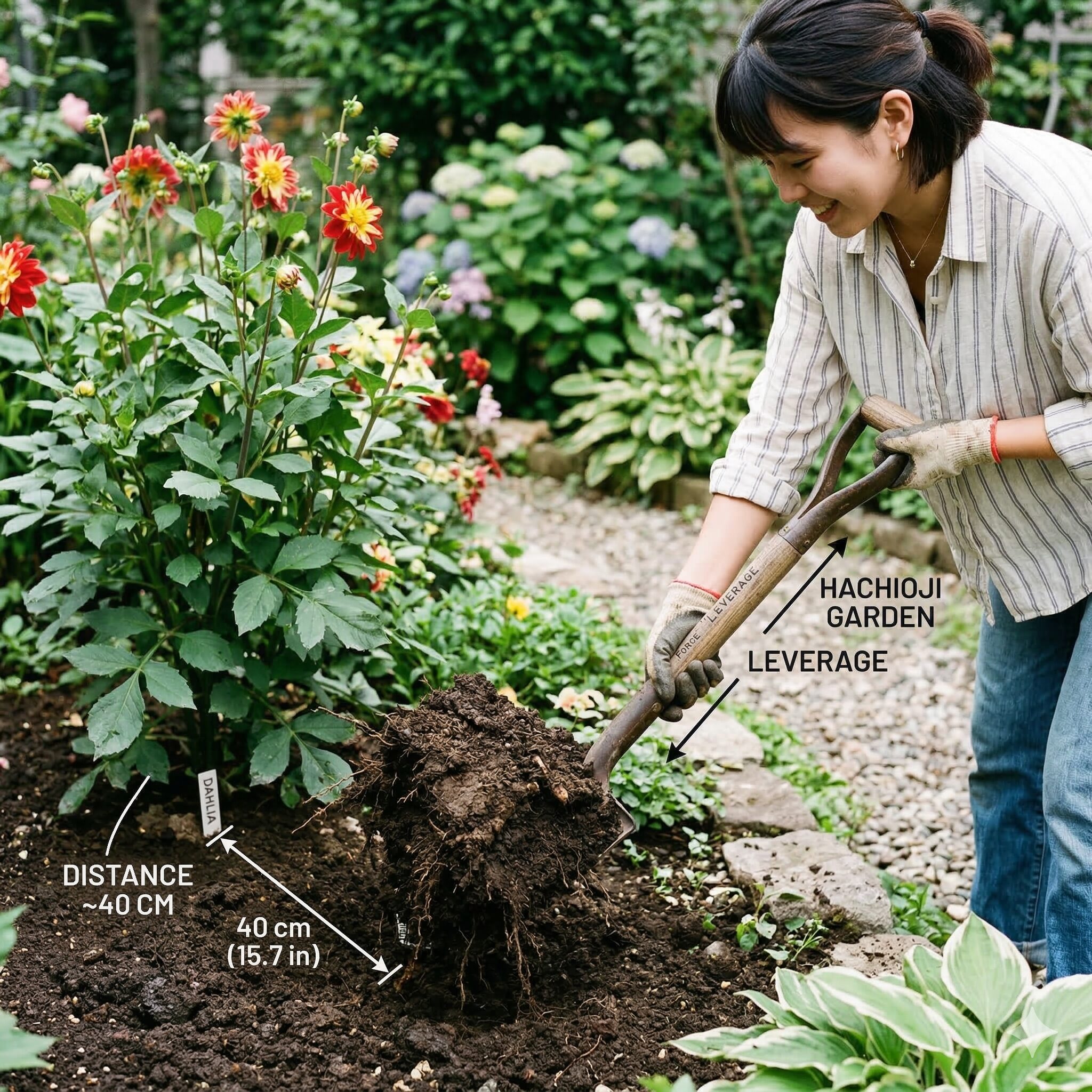 ダリア 球根 保存新聞紙3　ダリアの球根で最も重要な部位であるクラウンと細い首の構造