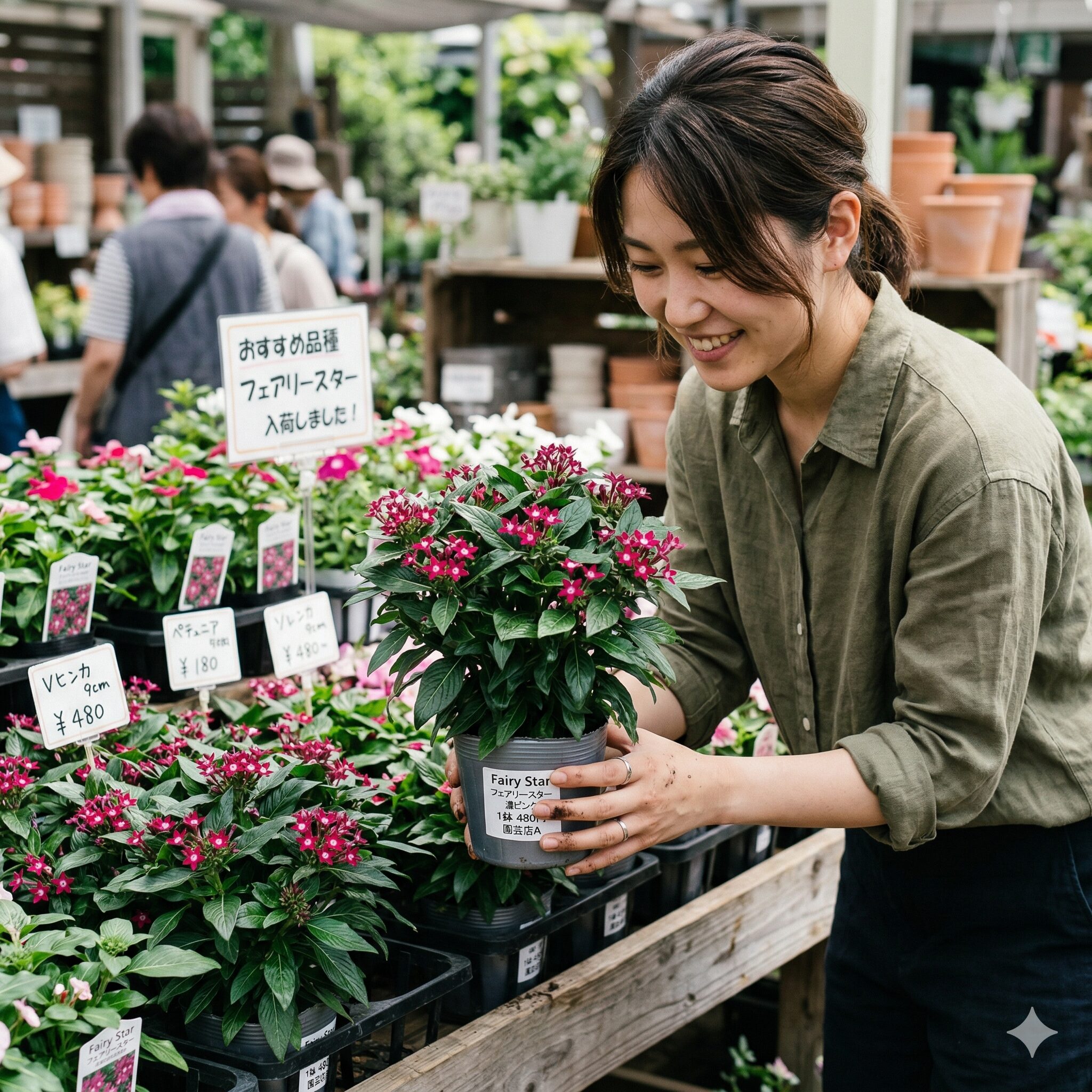 フェアリースター 値段4 園芸店で選ぶべき健康的で節間が詰まったフェアリースターの良質な苗