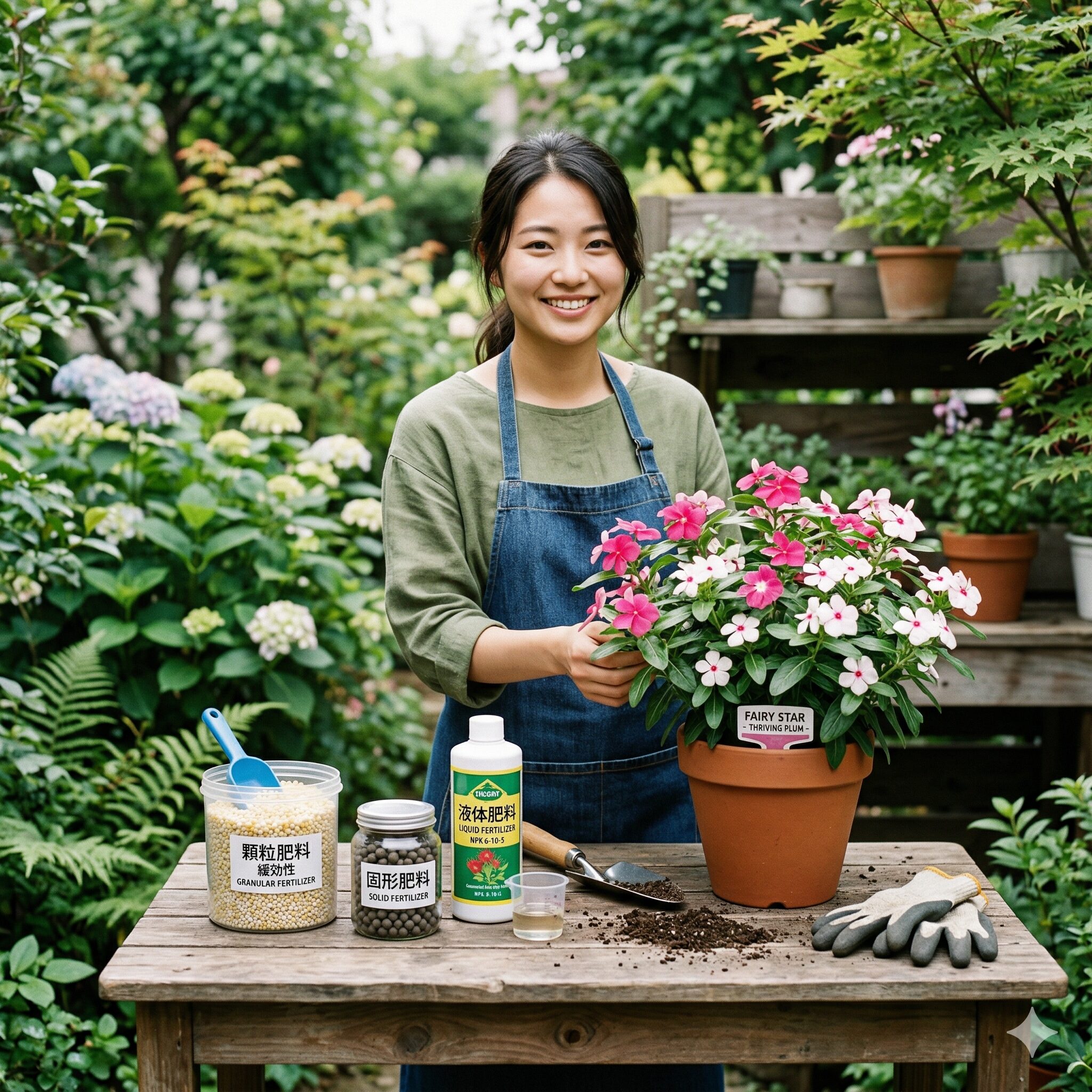 フェアリースター 増やし方9 フェアリースターの栽培に最適な緩効性肥料、固形肥料、液体肥料のセット