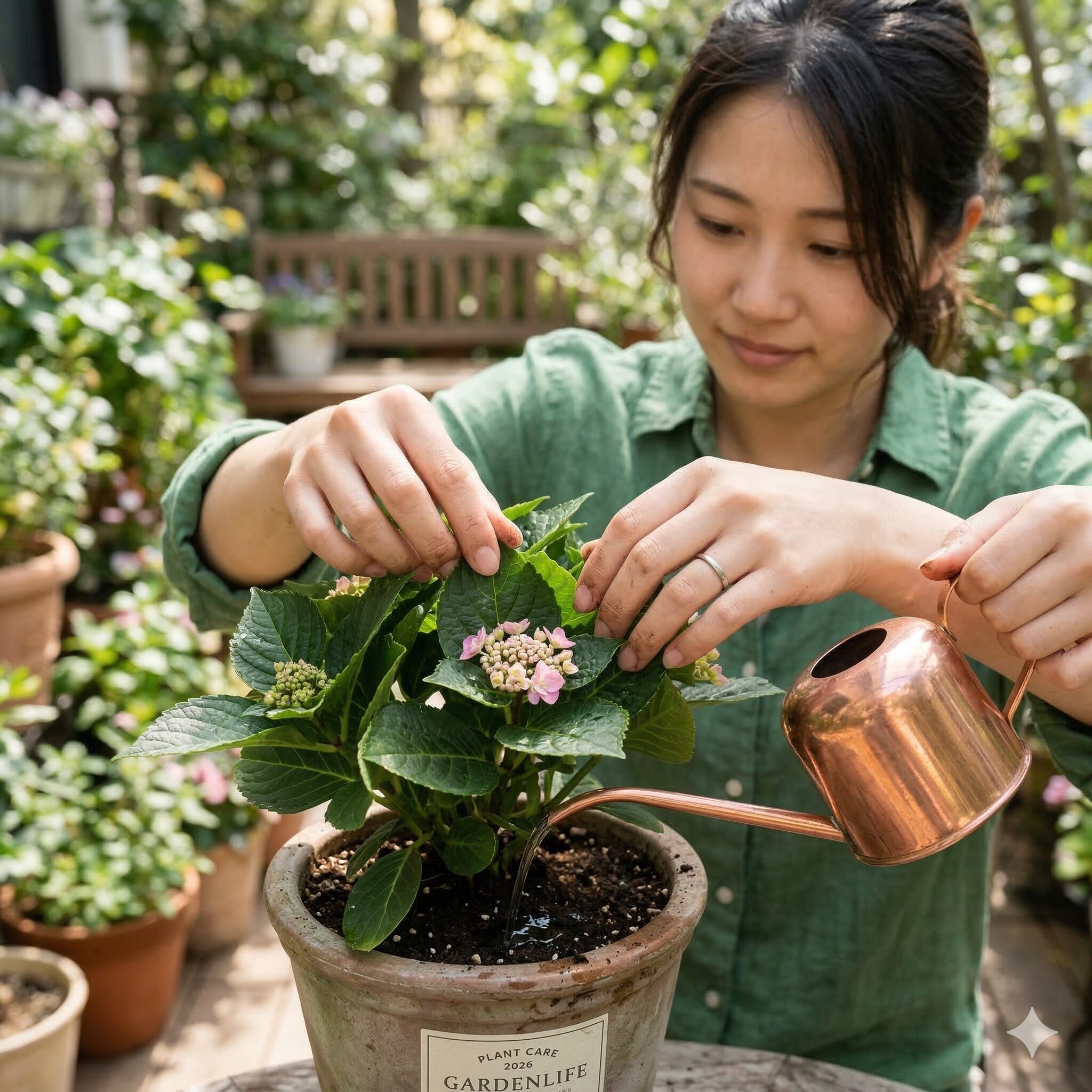 プリムラ ジュリアン 日陰8 プリムラ・ジュリアンの中心部の腐敗を防ぐ正しい株元への水やり方法