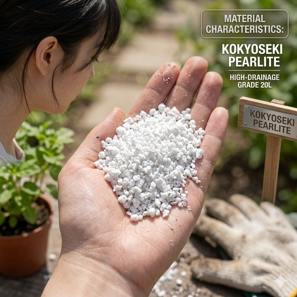 ラベンダー 土 配合7 排水性を劇的に高める黒曜石パーライトの質感とラベンダー栽培での役割