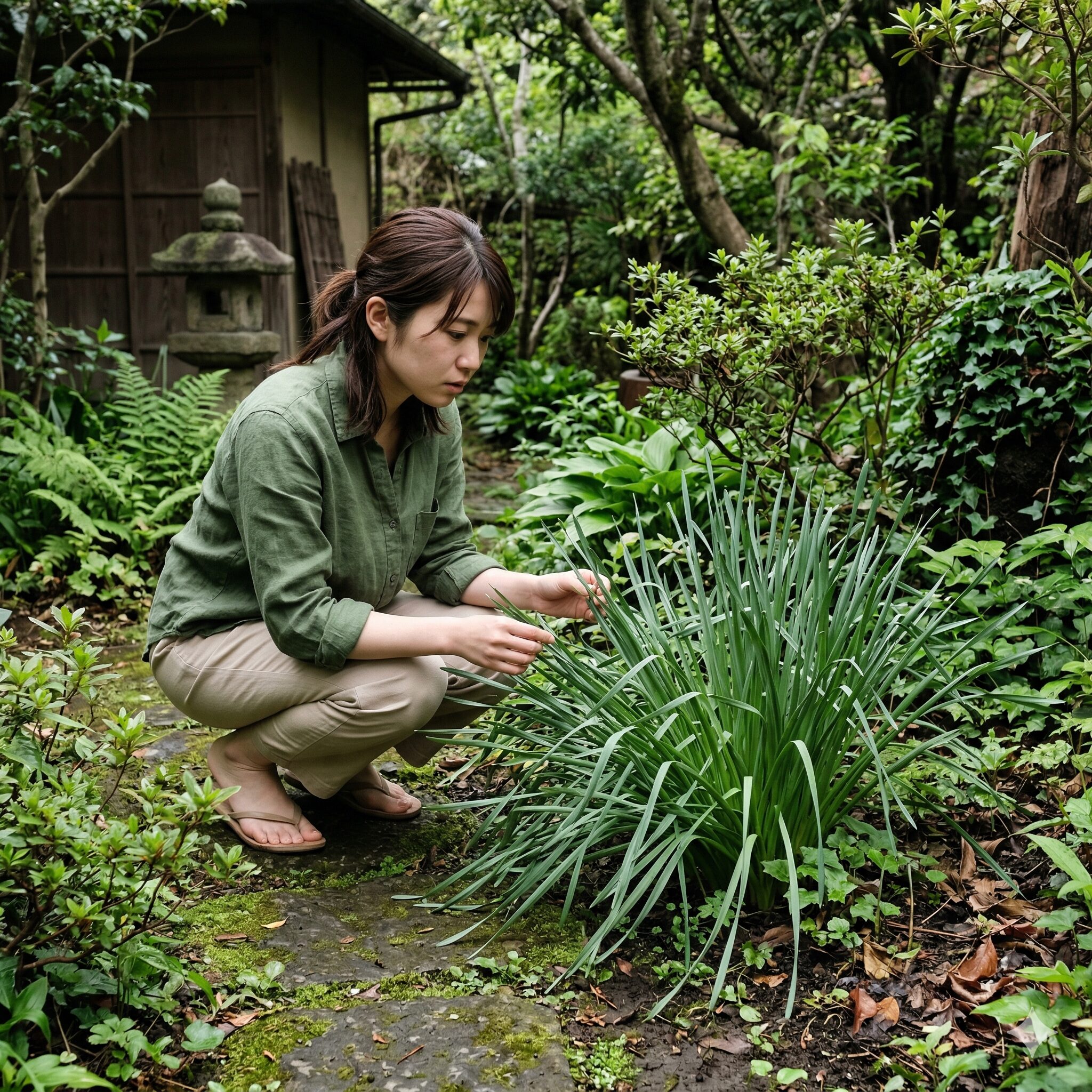 水仙の花が終わったら葉っぱはどうする10 春になっても葉だけがひょろひょろと伸び、花が咲かない水仙の株