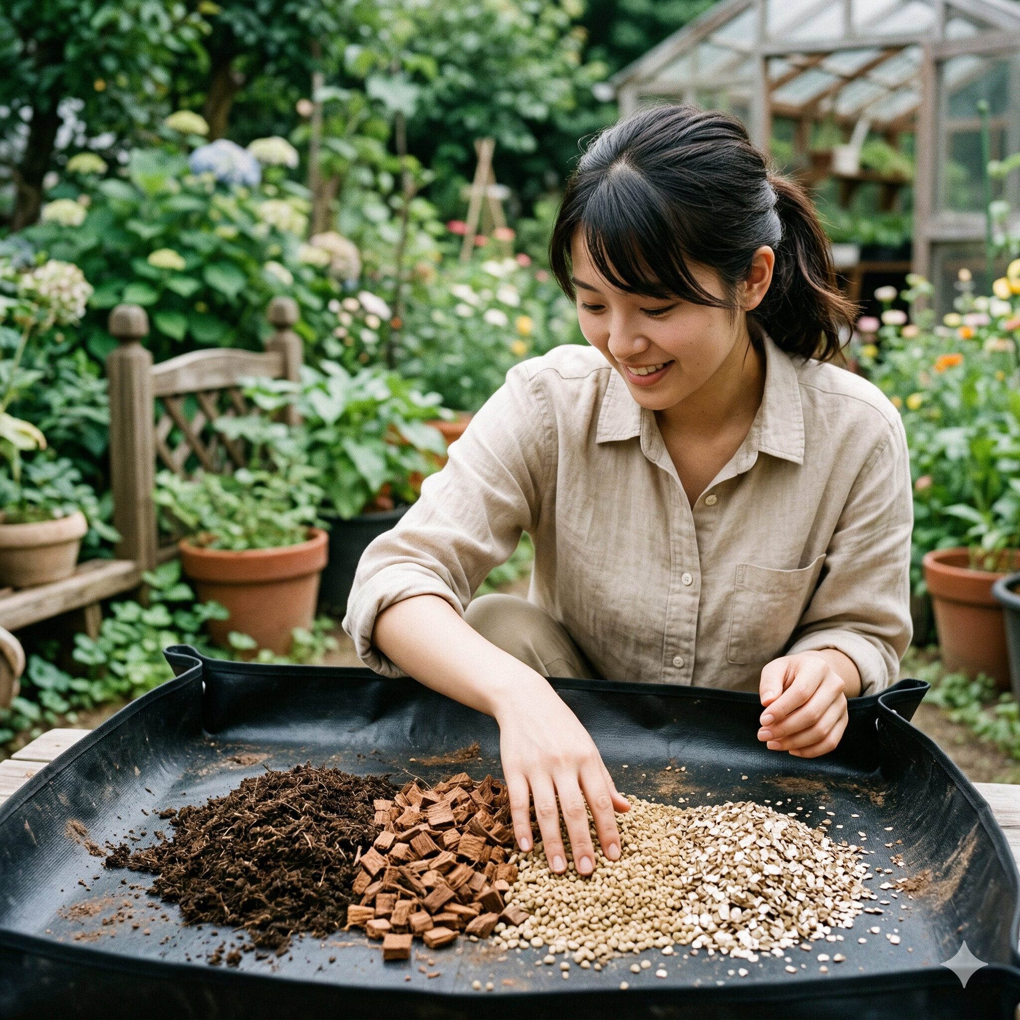 ネリネ 植え 替え 時期4 ネリネ専用にピートモスやベラボン、鹿沼土を配合した水はけ抜群の用土