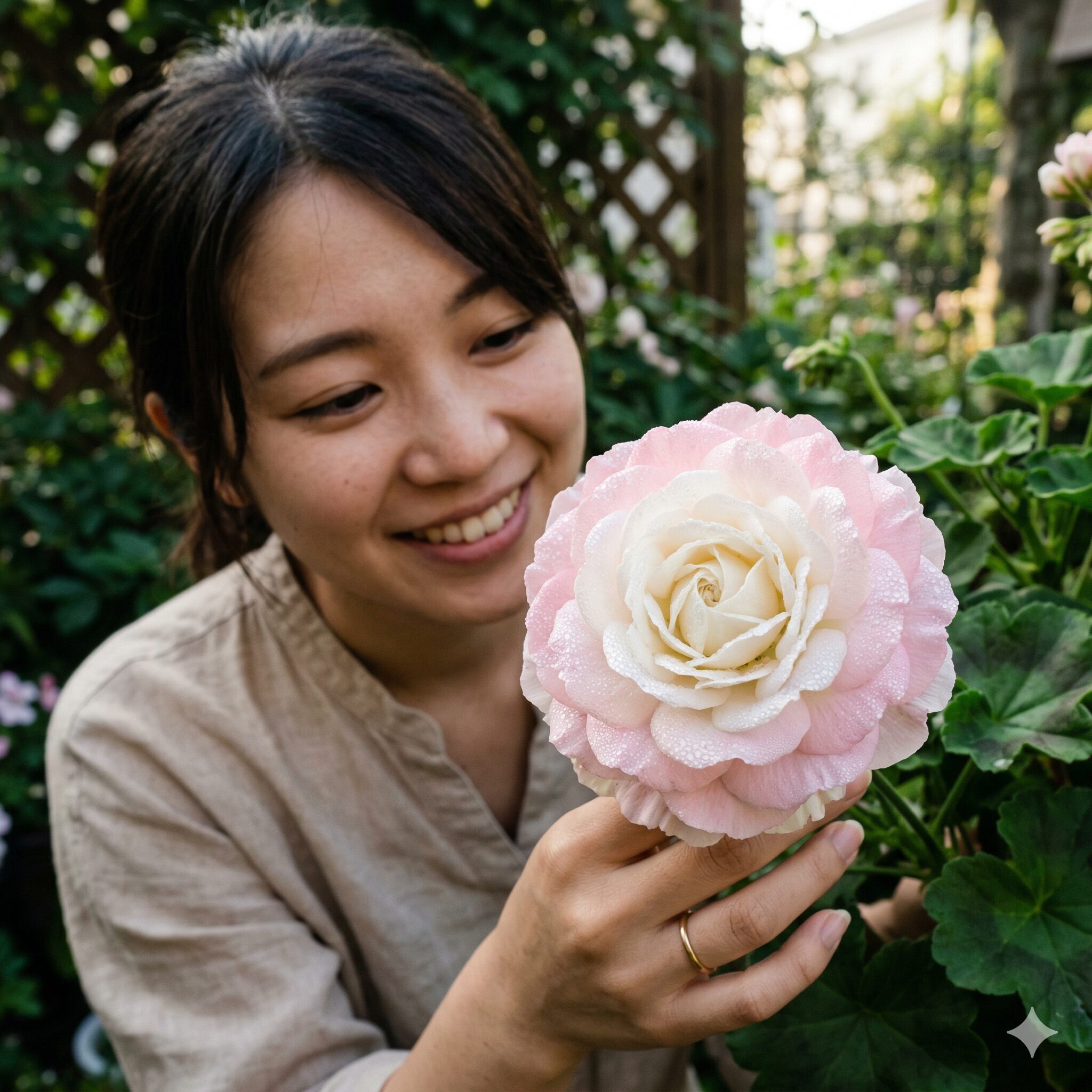 珍しい ゼラニウム 新品種3　バラのような八重咲きが美しい希少ゼラニウムのロザリア