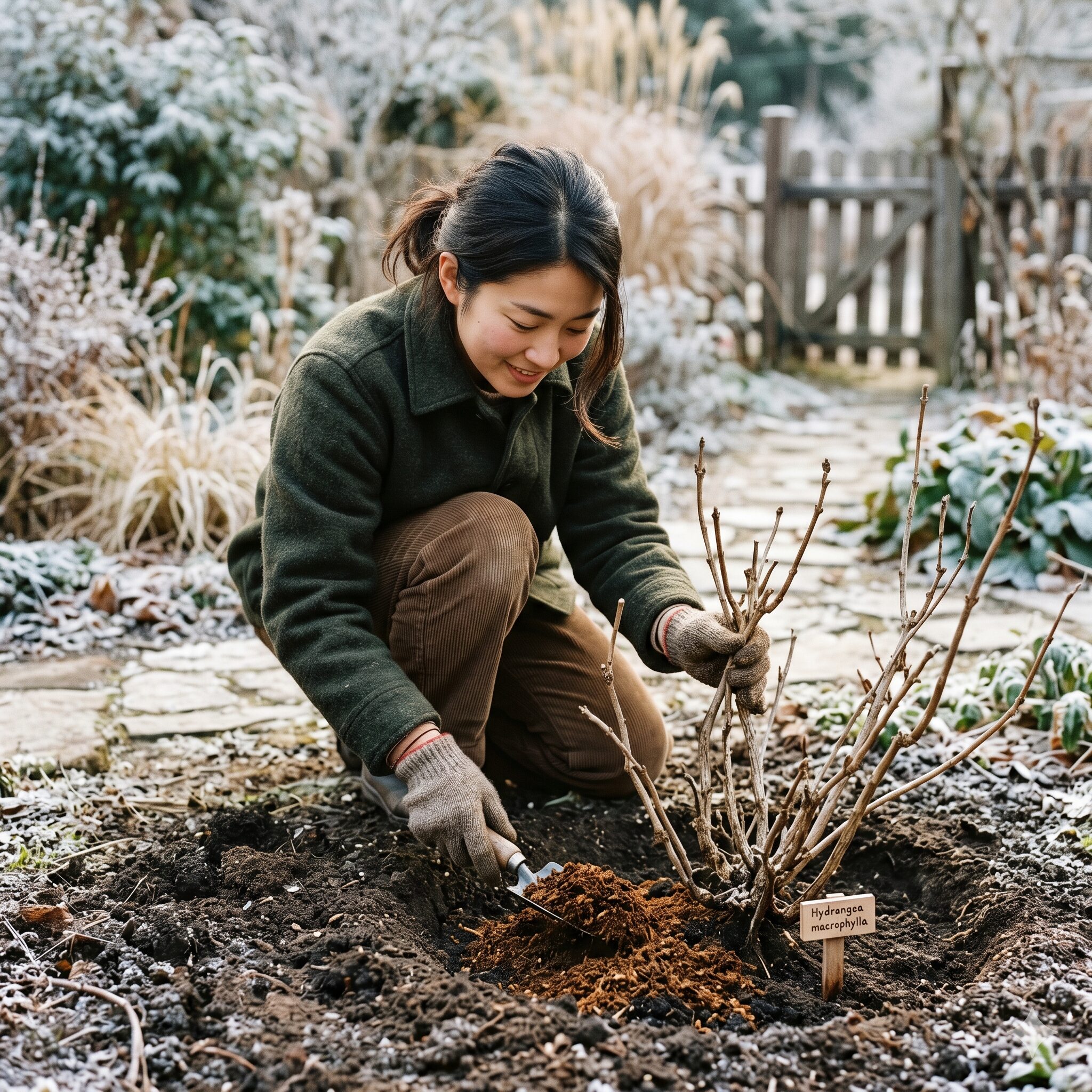 紫陽花を植える時期10　紫陽花を植える時期に合わせて行いたい、冬の寒肥とお礼肥の施肥タイミング