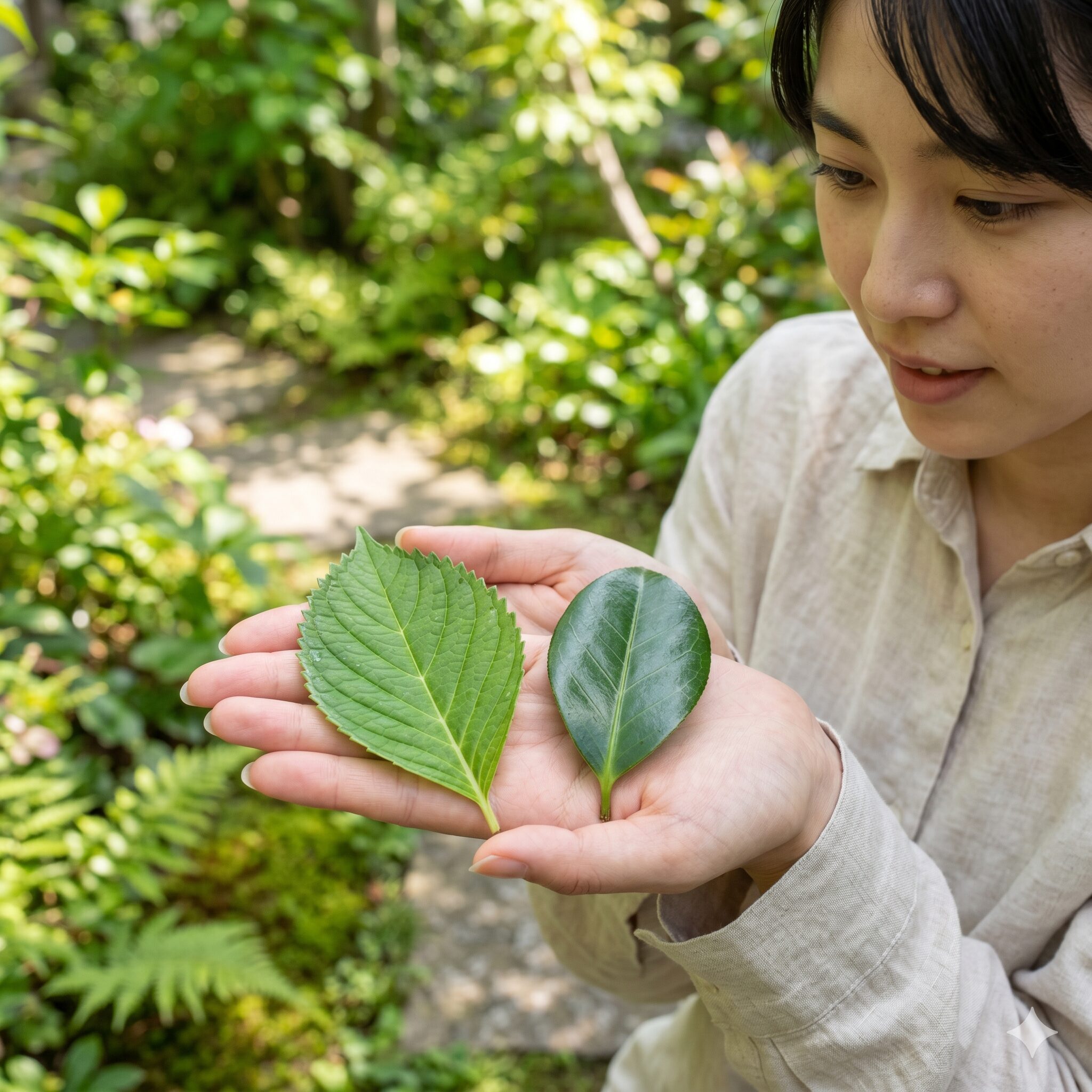 チェリーセージに似た花3　サルビア・ミクロフィラの花冠内部にある一対の突起（パピラ）の接写
