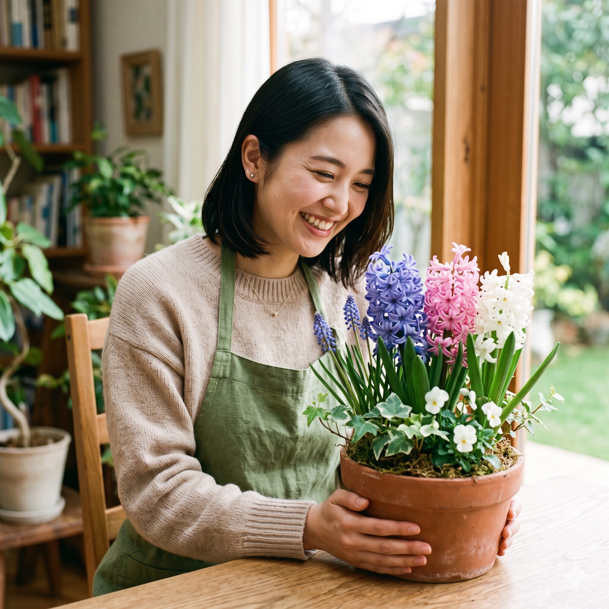ヒヤシンス 寄せ植え 組み合わせ