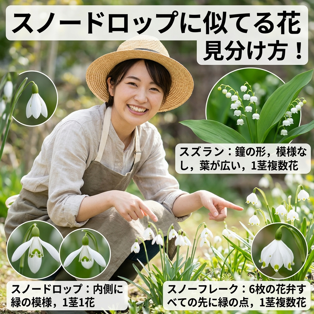 スノードロップ 似てる花