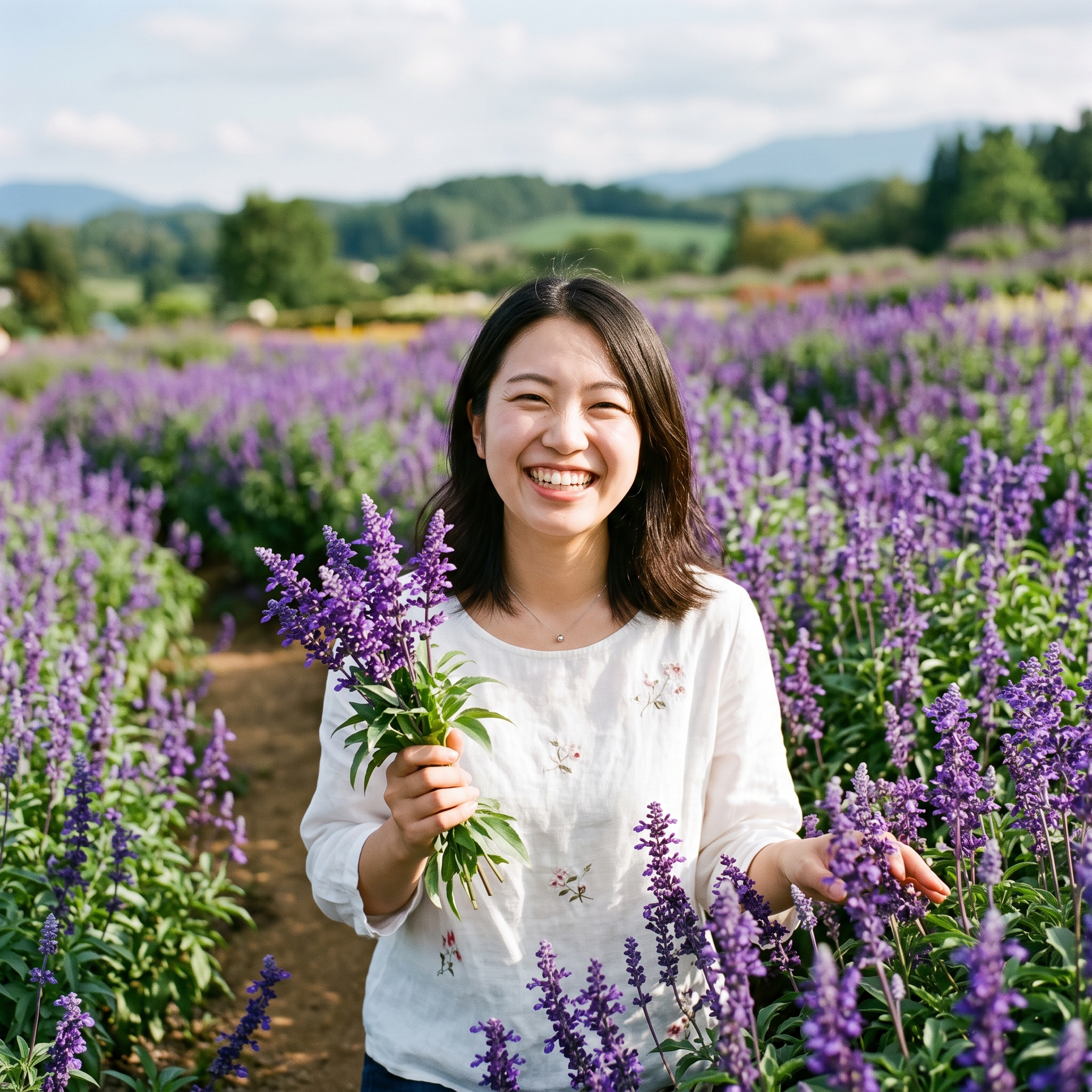 サルビア 花言葉 紫